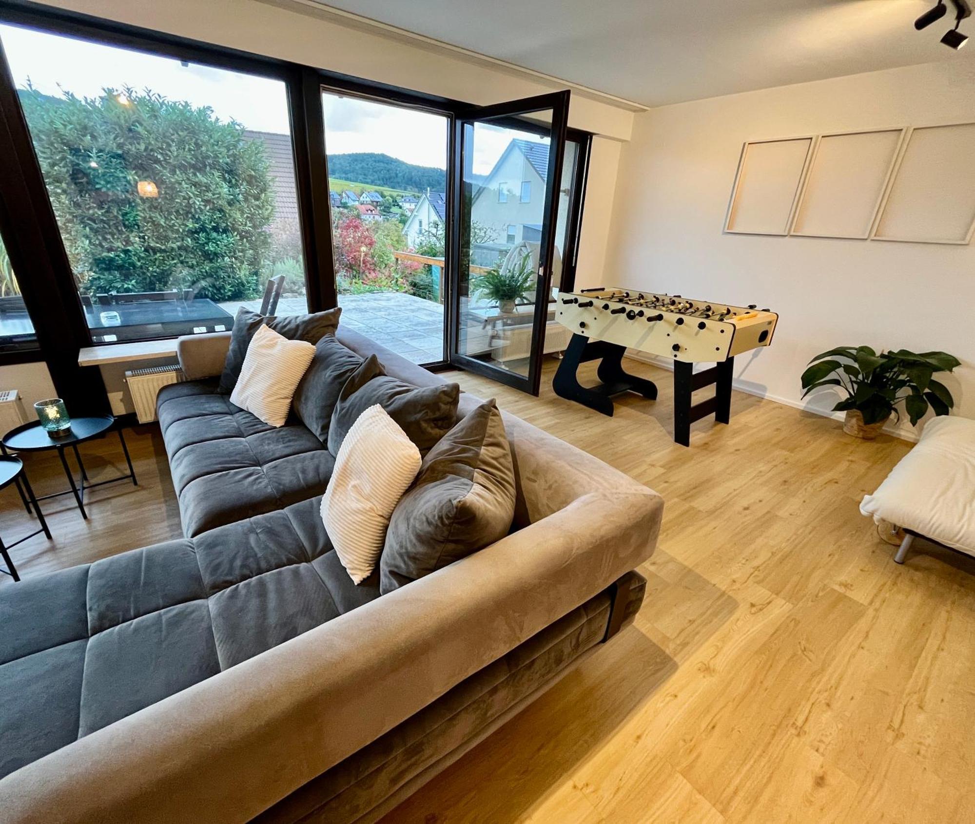 Ferienhaus Weinbergblick - Nahe Wuerzburg - 2 Schlafzimmer - Familienfreundlich - Terrasse Unterleinach Dış mekan fotoğraf