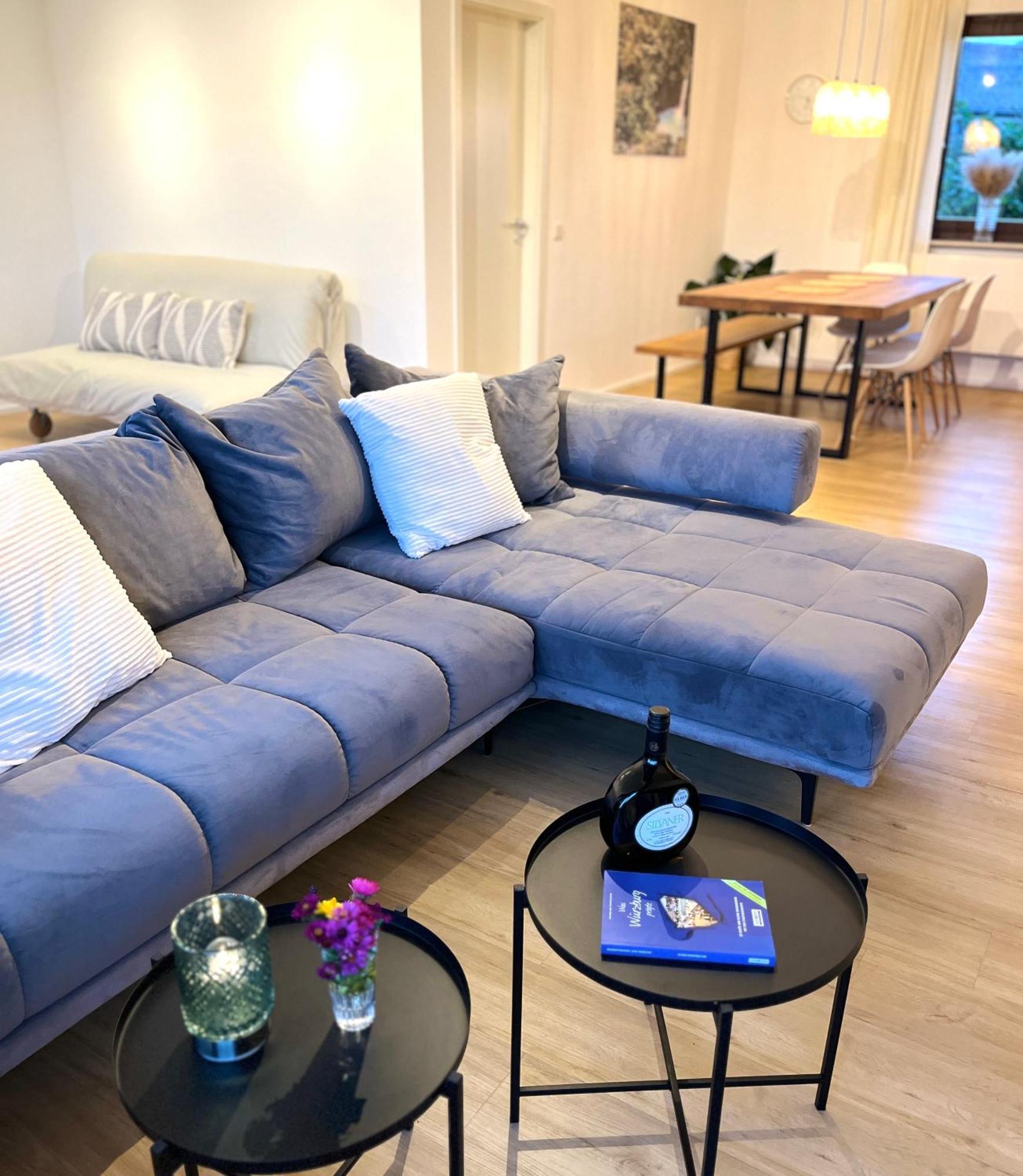 Ferienhaus Weinbergblick - Nahe Wuerzburg - 2 Schlafzimmer - Familienfreundlich - Terrasse Unterleinach Dış mekan fotoğraf