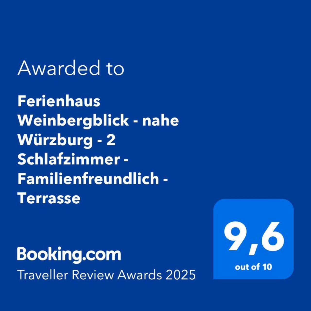 Ferienhaus Weinbergblick - Nahe Wuerzburg - 2 Schlafzimmer - Familienfreundlich - Terrasse Unterleinach Dış mekan fotoğraf